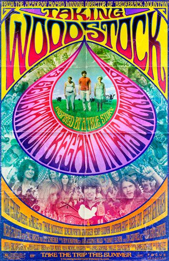 amor y paz hippie. Taking Woodstock, paz y amor